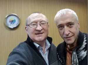 Владимир Евзеров на студии Интервал