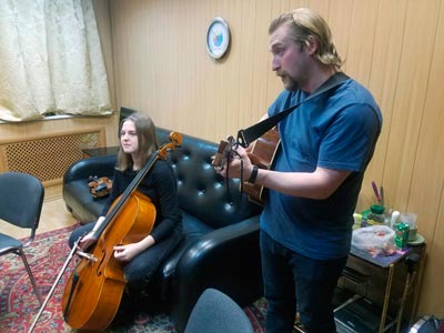 Кабиасы на студии Интервал